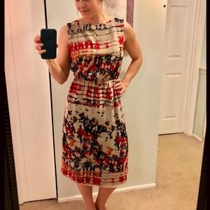 Sabine Mid-Length Patterned Dress